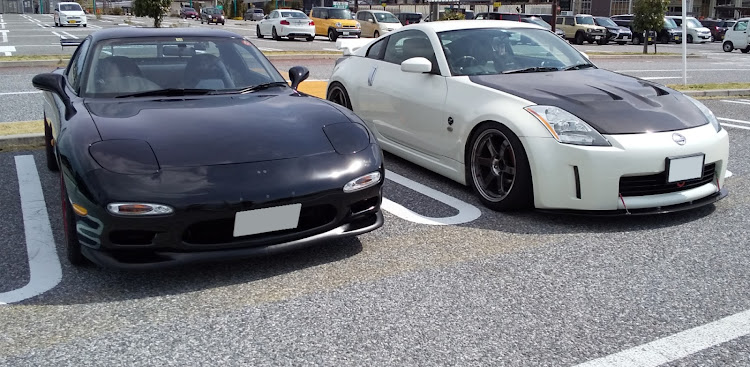 RX-7のおでかけ・ドライブ・岐阜タンメン・珍しいコラボ・たまには自力レーシングに関するカスタム事例の投稿画像1枚目