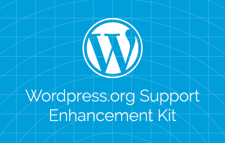 Wordpress.org Support Enhancement Kit small promo image