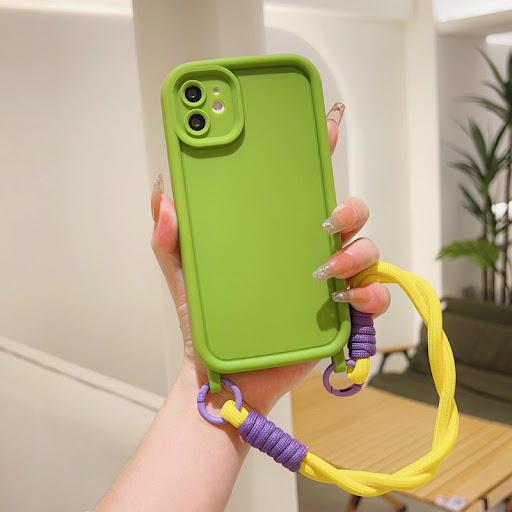 Title 4, Capinha de silicone líquido para celular com co...