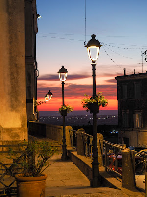 Tramonto ad Ariccia (Roma) di jeanblot