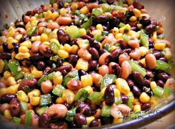 Zesty Black-Eyed Peas and Black Bean Salad