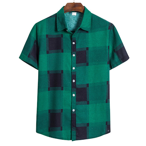 Title 4, Large Size Mens Casual Fashion Short Sleeve Sh...