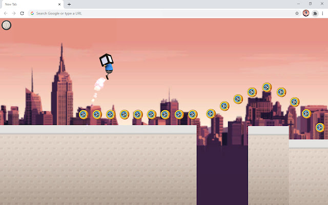 Boxman Running Game chrome extension