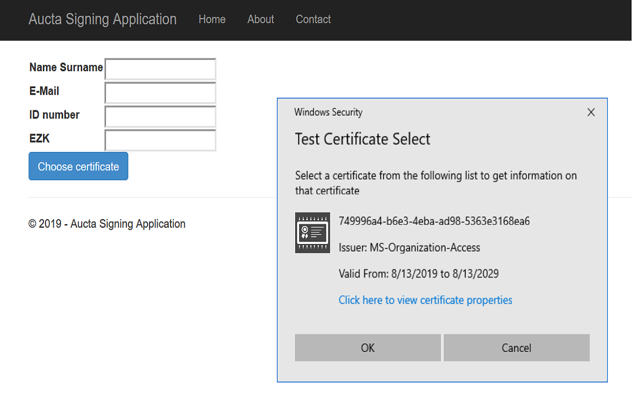 Aucta Signing Extension Preview image 0