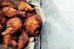 Glazed Fried Chicken With Old Bay and Cayenne was pinched from <a href="http://www.epicurious.com/recipes/food/views/glazed-fried-chicken-with-old-bay-and-cayenne-56389708?" target="_blank">www.epicurious.com.</a>