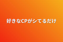 好きなCPがシてるだけ