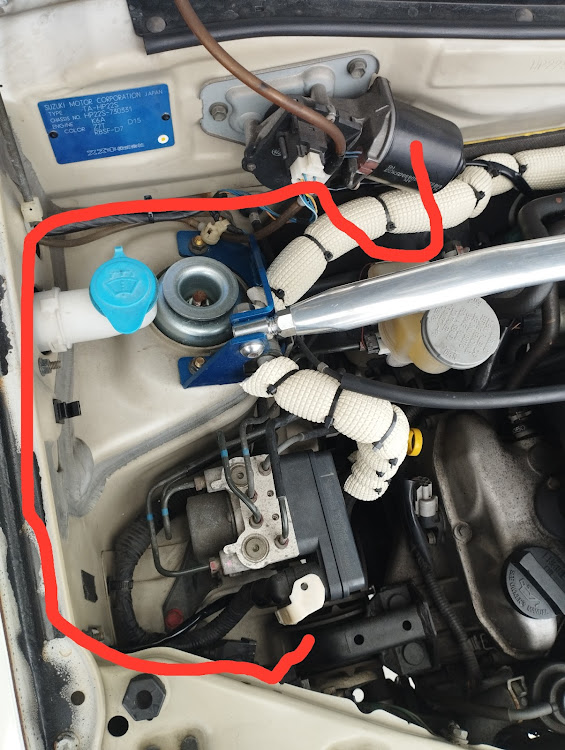 ラピュタの油圧計・油圧計取付・BLITZ OIL SENSOR ATTACHMENT・BLITZ Racing Meter SD・Keiワークスに関するカスタム事例の投稿画像7枚目