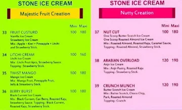 Creamy Heaven menu 