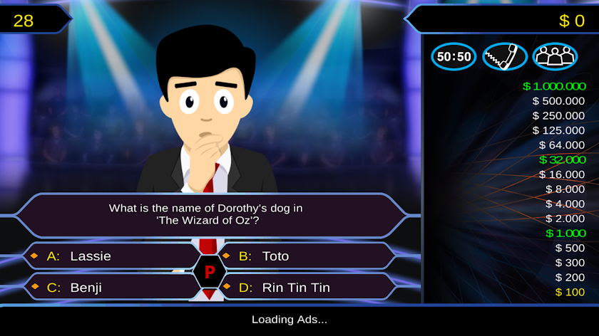 Millionaire Quiz Game FREE Screen 2