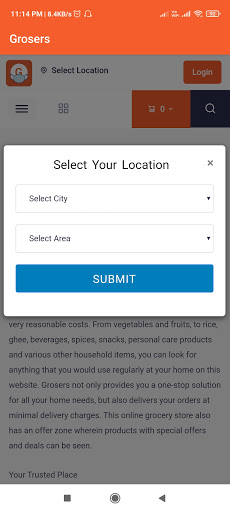 Screenshot Grosers – Online Grocery Shopp