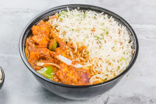 Paneer Tawa Masala Rice Bowl