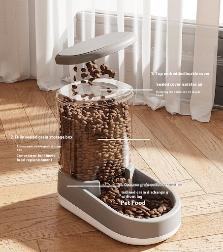Title 10, Cat Water Fountain Dog Pet Automatic Feeder Pro...