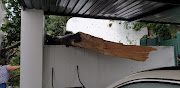 The damage caused by the storm that hit Johannesburg on Monday. 