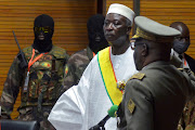 Interim Mali president Bah N'Daw is sworn in during the inauguration ceremony in Bamako on Tuesday.