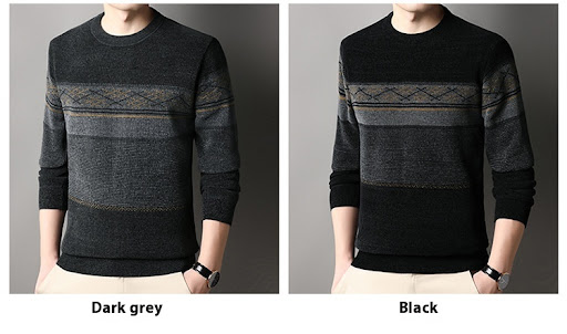 Title 3, Abbigliamento invernale da uomo con maglione ca...