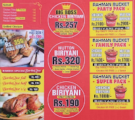 Rahman Biriyani Express menu 1