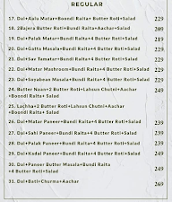 Saini Dhaba - Sodala menu 2