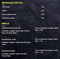 Burgerr Bundii menu 4