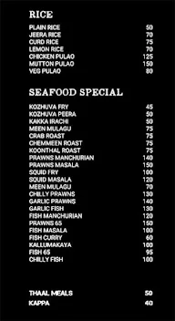 Thaal Family Restaurant menu 1