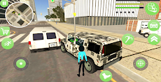 Police Stickman Rope Hero Gangstar Crime Mafiaのおすすめ画像4