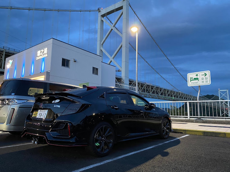 シビックのシビックハッチバック・シビック FK7・FK7・鈴鹿サーキット・TEAM KUNIMITSU ホスピタリティテラス応援席に関するカスタム事例の投稿画像15枚目