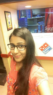 Devanshi at Domino's Pizza, Sector 18,  photos