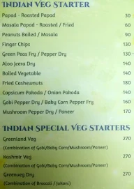 Guru Greens menu 7