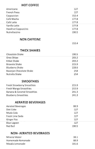 Highway Memories menu 1