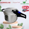 Nồi Áp Suất Inox Nguyên Khối Đáy Từ 6 Lít Sunhouse Shg9906M1 Siêu Dày Mới 100% Chính Hãng