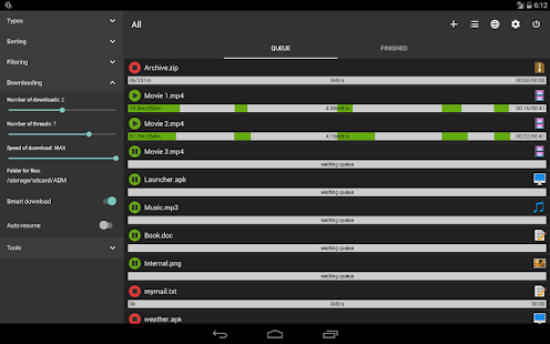 Advanced Download Manager Screenshot