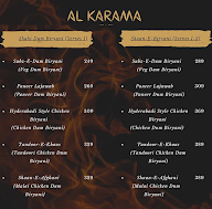 Al Karama menu 1