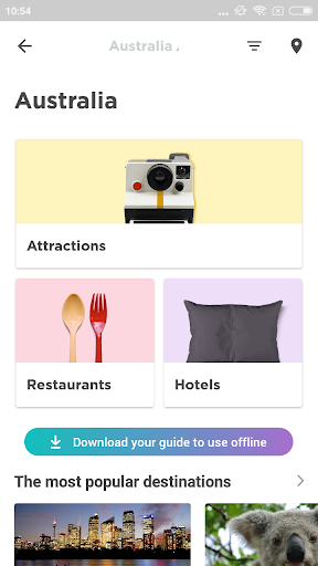 Australia Travel Guide in English with map