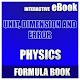 Download UNITS, DIMENSIONS AND ERROR-FORMULA BOOK-2018 For PC Windows and Mac 1.0