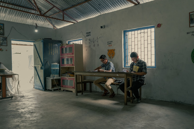 Polling agents register villager cast their vote in a remote area on April 19 2024 in Alipurduar District, West-Bengal, India. India's 2024 general election is set to be the world's largest democratic exercise, with over 969-million registered voters, more than the combined population of the EU, US and Russia.