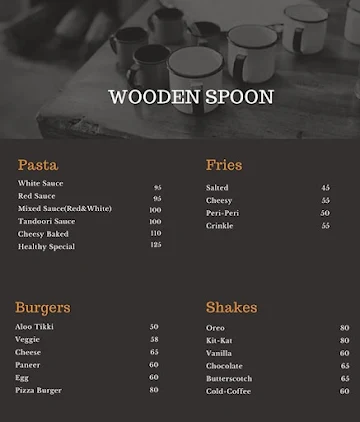 Wooden Spoon menu 