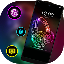 Herunterladen Neon light headphone theme for REDMI Installieren Sie Neueste APK Downloader