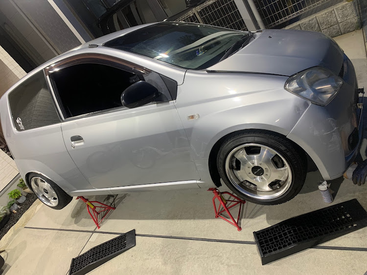 まーkun☆さんが投稿したl250v・純正オプション・スポーツマフラー・流用ポン付けに関するカスタム事例の投稿画像1枚目