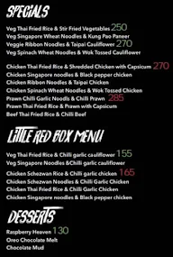 The Red Box menu 2