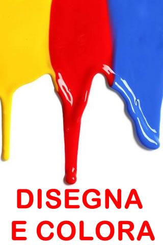 Bambini colora disegna