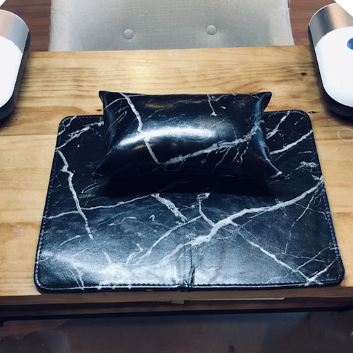 Title 4, Artificial leather manicure table mat set. Prot...