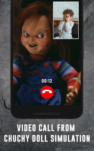 Screenshot Chucky Doll Fake video call