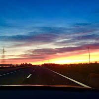 Tramonto on the road di 