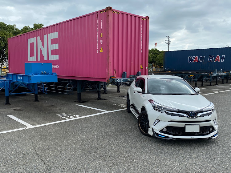 C-HRのONEコンテナ・トレーラー牽引・六甲アイランド・プチオフ会・いつもイイネ&コメントありがとうございます🙇‍♂️に関するカスタム事例の投稿画像4枚目