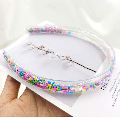 Title 2, Quicksand Childrens Transparent PVC Sequin Hai...