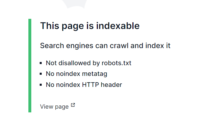 how to check if your page is indexable with siteguru