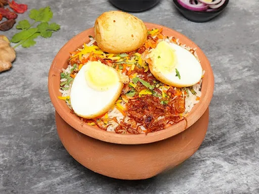 Egg Hyderabadi Mini Biryani