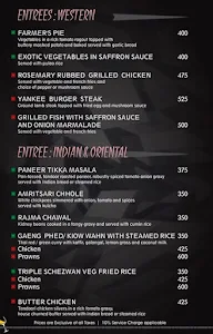 The Cult menu 4