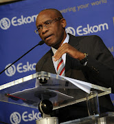 January 15, 2015.Tshediso Matona. CEO Eskom at Power report presentation. Megawatt Park.