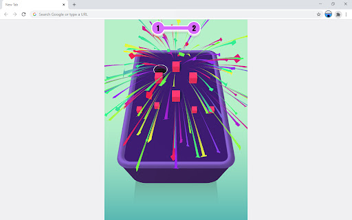 Hole Eating Cube Game