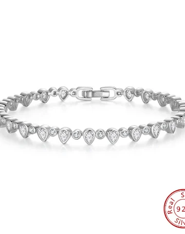 S925 Sterling zilveren tennisarmban - 3